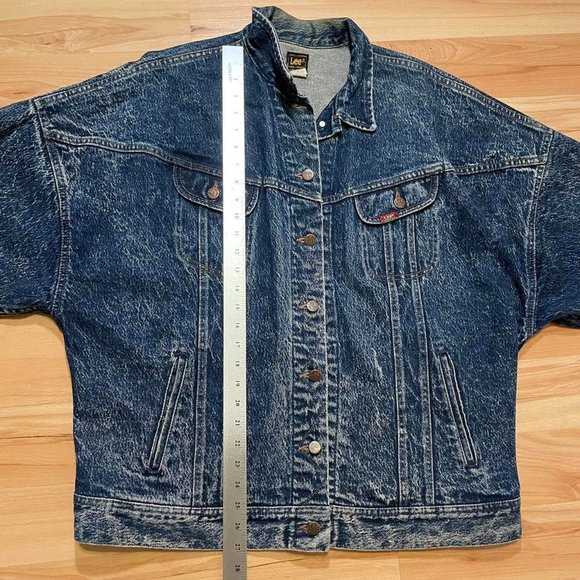 Vintage Lee Riders Made in America acid wash denim jacket - Picture 6 of 7
